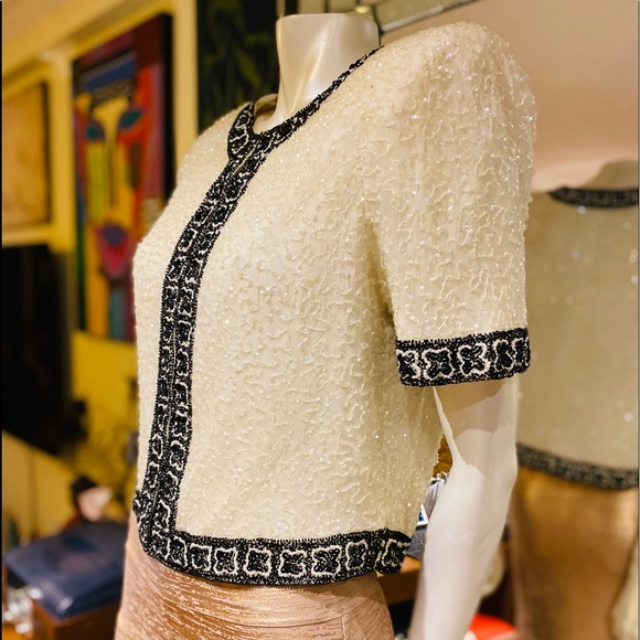 Laurence Kazar Vintage Top - Picture 10 of 14